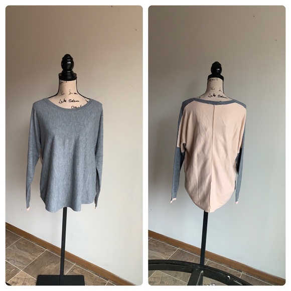 French Connection color block crewneck sweater - Picture 8 of 8
